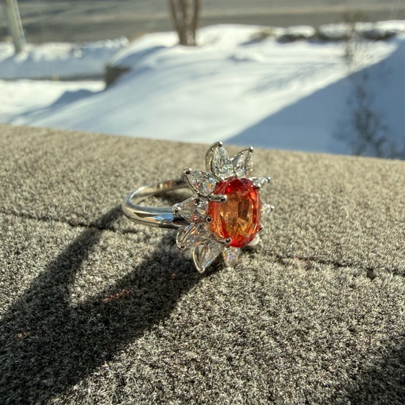 3/$100 Sunset Orange Ring size 6 - Picture 4 of 10